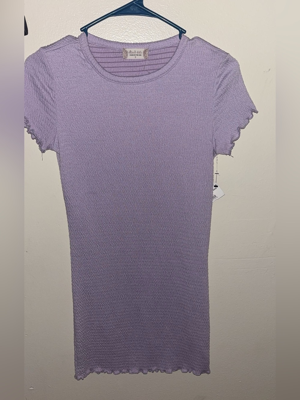 Lavender Short Sleeve Dress